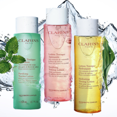 CLARINS Toning Lotion With Aloe Vera - 200ml 400ml